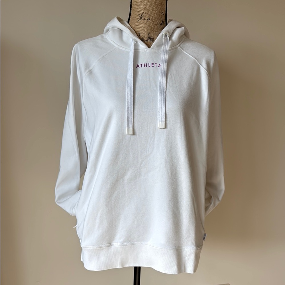 ATHLETA Triumph Logo Hoodie Sweatshirt
